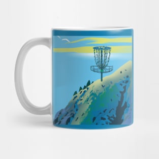 Disc Golf on the Side of a Mountain Mug